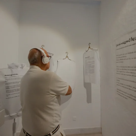 Là où naissent les souvenirs, 2025. Exposition Palais Kheireddine (3)